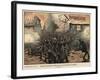Battle of Hochkirch-Carl Rochling-Framed Giclee Print