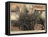 Battle of Hochkirch-Carl Rochling-Framed Stretched Canvas