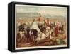 Battle of Isly, Morocco, 1844-Antoine Charles Horace Vernet-Framed Stretched Canvas