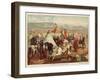 Battle of Isly, Morocco, 1844-Antoine Charles Horace Vernet-Framed Giclee Print