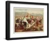 Battle of Isly, Morocco, 1844-Antoine Charles Horace Vernet-Framed Giclee Print