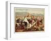 Battle of Isly, Morocco, 1844-Antoine Charles Horace Vernet-Framed Giclee Print