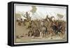Battle of Issus, 333 BC-null-Framed Stretched Canvas