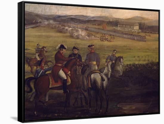 Battle of January 5-null-Framed Stretched Canvas