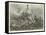 Battle of Jemappes-Denis Auguste Marie Raffet-Framed Stretched Canvas