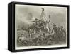 Battle of Jemappes-Denis Auguste Marie Raffet-Framed Stretched Canvas