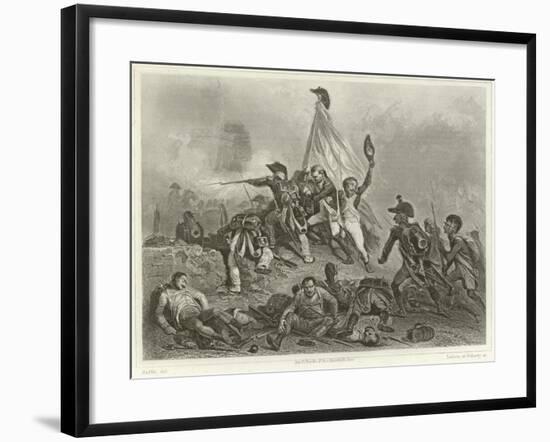 Battle of Jemappes-Denis Auguste Marie Raffet-Framed Giclee Print