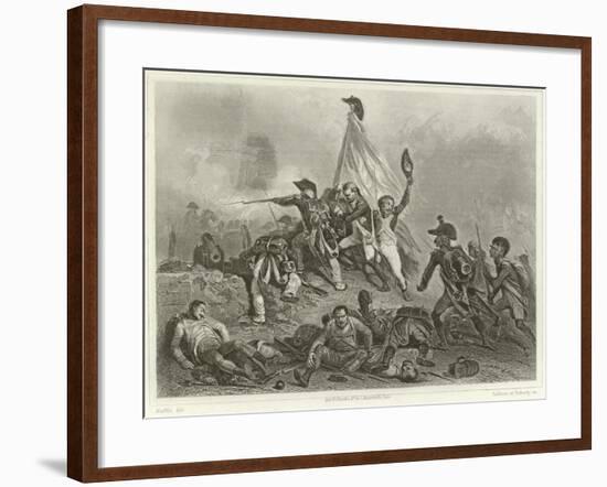 Battle of Jemappes-Denis Auguste Marie Raffet-Framed Giclee Print