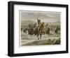 Battle of Jena Murat Leads the French Cavalry to Victory Against the Prussians-H. Chartier-Framed Photographic Print