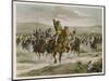 Battle of Jena Murat Leads the French Cavalry to Victory Against the Prussians-H. Chartier-Mounted Photographic Print