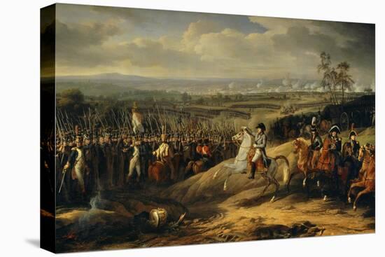 Battle of Jena, October 14Th, 1806. Napoleon before His Troops-Charles Thevenin-Stretched Canvas