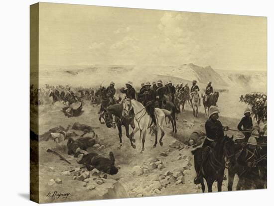 Battle of Kandahar, 1879-Henri-Louis Dupray-Stretched Canvas