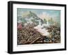 Battle of Kenesaw Mountain, Georgia, 27th June 1864, Engraved by Kurz and Allison, 1891-null-Framed Giclee Print