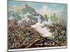 Battle of Kenesaw Mountain, Georgia, 27th June 1864, Engraved by Kurz and Allison, 1891-null-Mounted Giclee Print