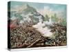 Battle of Kenesaw Mountain, Georgia, 27th June 1864, Engraved by Kurz and Allison, 1891-null-Stretched Canvas