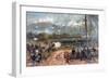 Battle of Kennesaw Mountain, Pub. L Prang & Co., 1886 (Colour Litho)-Thure De Thulstrup-Framed Giclee Print