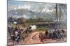 Battle of Kennesaw Mountain, Pub. L Prang & Co., 1886 (Colour Litho)-Thure De Thulstrup-Mounted Giclee Print