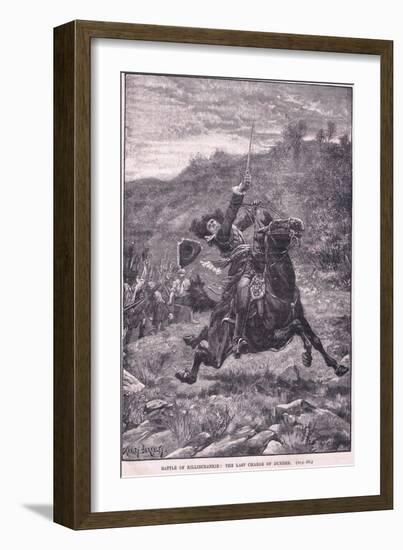 Battle of Killiecrankie: the Last Charge of Dundee Ad 1689-Stanley Berkeley-Framed Giclee Print