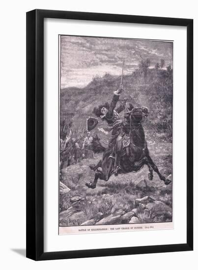 Battle of Killiecrankie: the Last Charge of Dundee Ad 1689-Stanley Berkeley-Framed Giclee Print