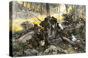 Battle of King's Mountain, South Carolina, 1780, American Revolution-null-Stretched Canvas