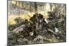 Battle of King's Mountain, South Carolina, 1780, American Revolution-null-Mounted Giclee Print