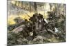 Battle of King's Mountain, South Carolina, 1780, American Revolution-null-Mounted Giclee Print