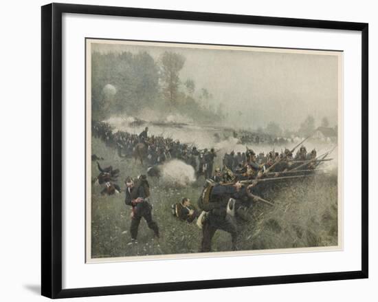 Battle of Koeniggratz-Carl Roechling-Framed Art Print