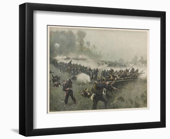 Battle of Koeniggratz-Carl Roechling-Framed Art Print