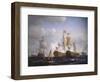 Battle of Koge Bay, July 1, 1677, Denmark-null-Framed Giclee Print