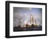 Battle of Koge Bay, July 1, 1677, Denmark-null-Framed Giclee Print