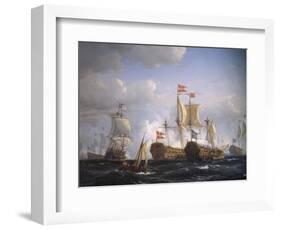 Battle of Koge Bay, July 1, 1677, Denmark-null-Framed Giclee Print