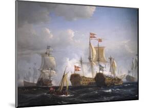 Battle of Koge Bay, July 1, 1677, Denmark-null-Mounted Giclee Print