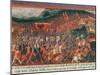 Battle of Kronenberg, Germany in C.1388-null-Mounted Premium Giclee Print