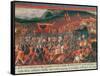 Battle of Kronenberg, Germany in C.1388-null-Framed Stretched Canvas