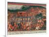 Battle of Kronenberg, Germany in C.1388-null-Framed Giclee Print