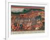 Battle of Kronenberg, Germany in C.1388-null-Framed Giclee Print