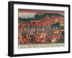 Battle of Kronenberg, Germany in C.1388-null-Framed Giclee Print