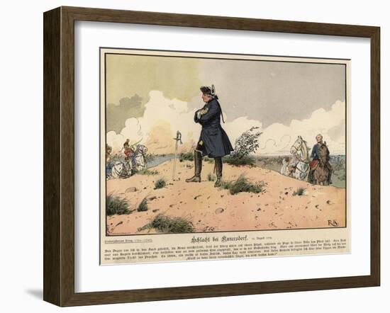 Battle of Kunersdorf-Richard Knoetel-Framed Giclee Print