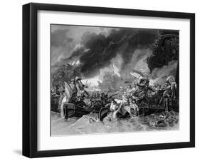 Battle of La Hogue, 19 May 1692-Benjamin West-Framed Giclee Print