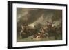 Battle of La Hogue, C. 1778-Benjamin West-Framed Art Print
