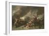 Battle of La Hogue, C. 1778-Benjamin West-Framed Art Print