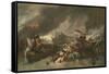 Battle of La Hogue, C. 1778-Benjamin West-Framed Stretched Canvas