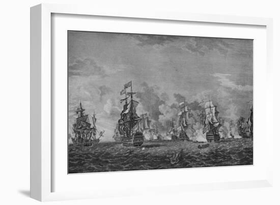 'Battle of Lagos', c1760-Richard Paton-Framed Giclee Print