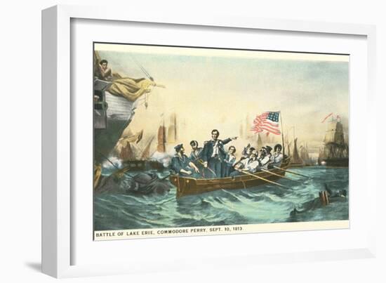 Battle of Lake Erie, War of 1812-null-Framed Art Print