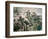 Battle of Lake George, 1755-Frederick Coffay Yohn-Framed Premium Giclee Print