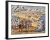 Battle of Langada and Compoti in 1821, from the Pictorial History of the Greek War of Independence-null-Framed Giclee Print