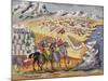 Battle of Langada and Compoti in 1821, from the Pictorial History of the Greek War of Independence-null-Mounted Giclee Print