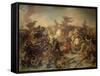 Battle of Lechfeld 955-Michael Echter-Framed Stretched Canvas