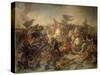 Battle of Lechfeld 955-Michael Echter-Stretched Canvas