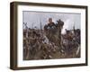 Battle of Leipzig 1813-R Knoetel-Framed Art Print